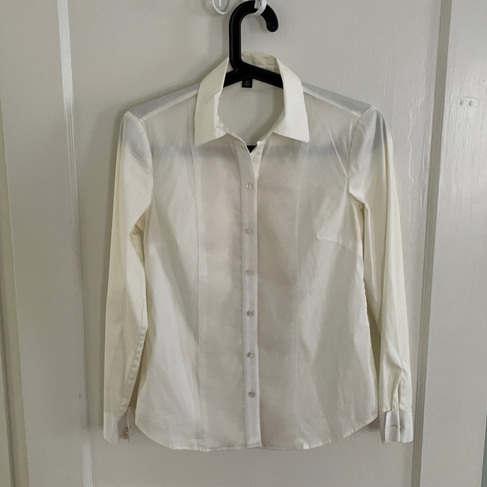 Ann Taylor White Blouse